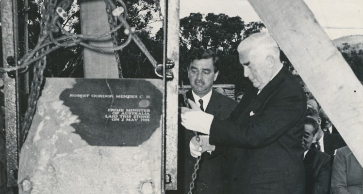 1959 The Shine Dome Opening Foundation Stone