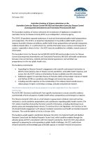Submission—Australian Centre for Disease Control bills