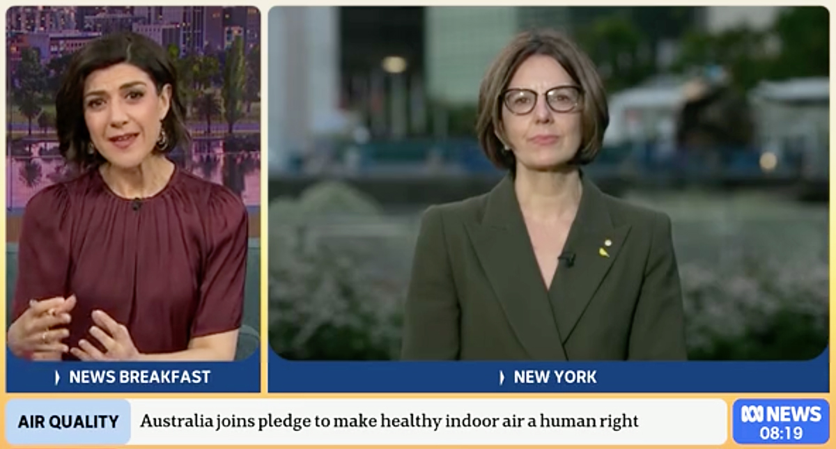 Healthy Indoor Air Quality: ABC TV News Breakfast interview transcript