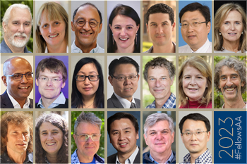 A montage of new Fellows elected for 2023.