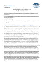 Submission—Algal Blooms in South Australia